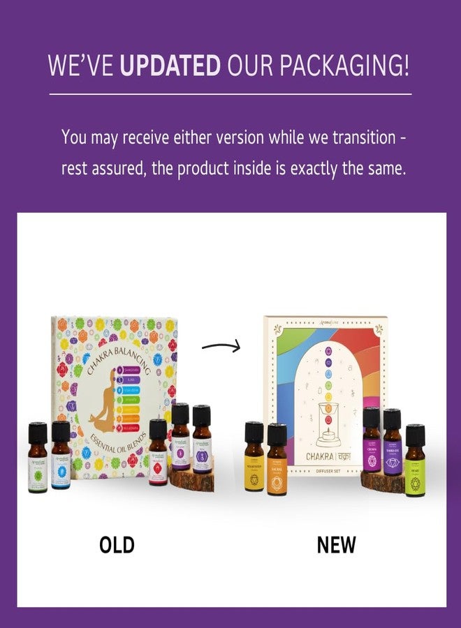 Aromafume 7 Chakra Essential Oil Diffuser Blend Gift Set by Aromafume | 7X 10ml/0.33 fl oz |Aromatherapy Oils for Meditation, Chakra Balance| Yoga & Reiki Gifts| Essential Oil Set for Plexus, Root Chakra - Image 2